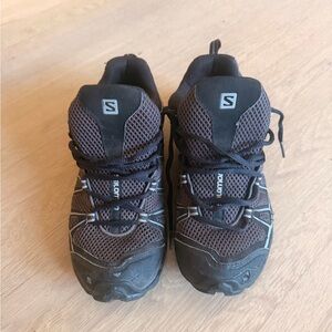 Salomon Brown and Black Trail Shoes